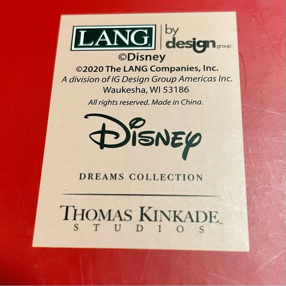 Disney Dreams Collection by Thomas Kinkade, NIB